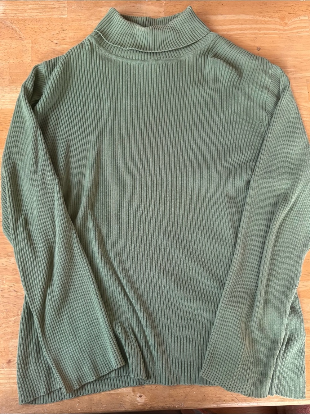 100% Cotton Ribbed Turtle Neck Sweater